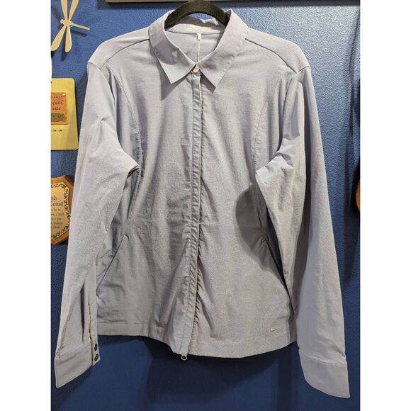Nike Golf Fit-Dry Women’s Jacket L Purple Full Zip 288482-522 2009 Vintage NWT - Picture 2 of 15